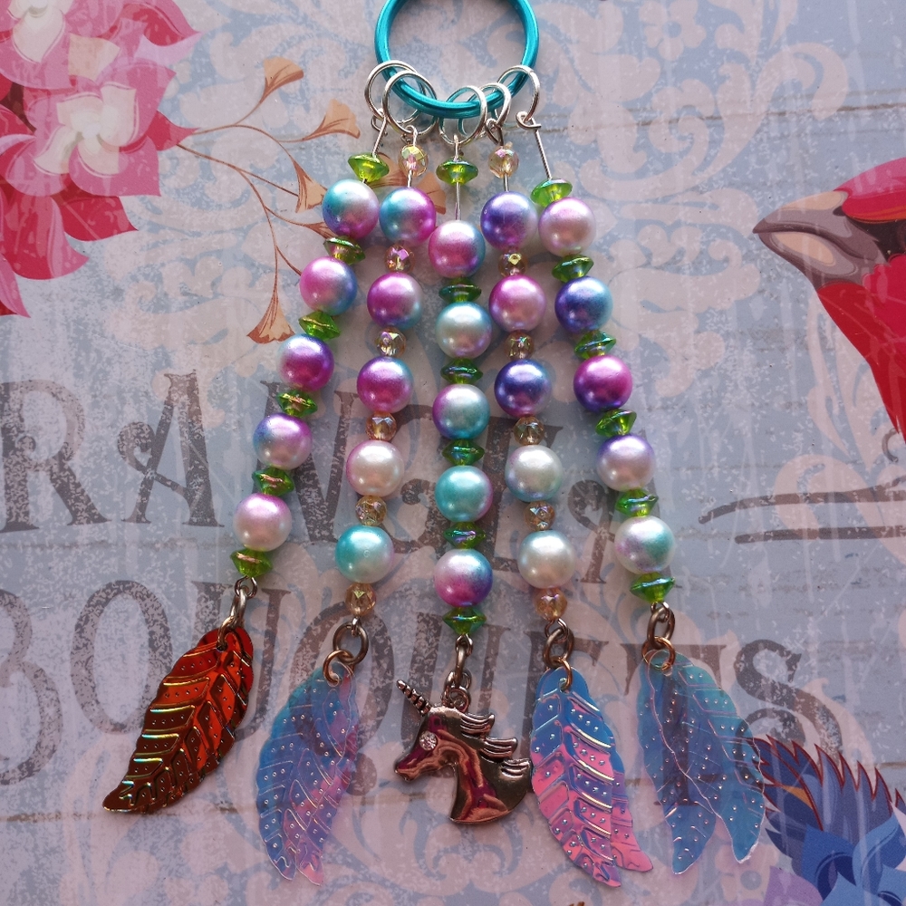 Handmade unicorn Keychain
